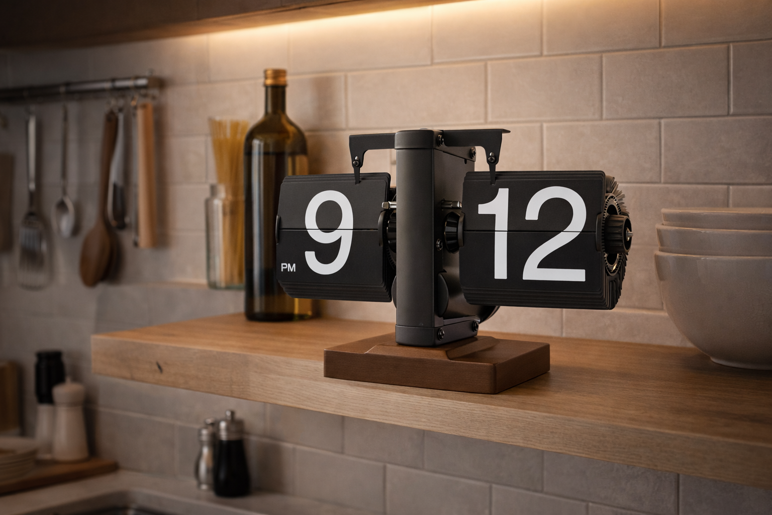 Retro Flip Desk Clock